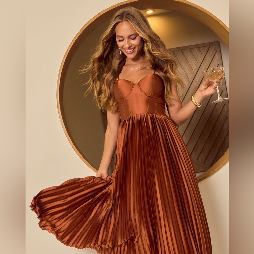 VICI Fit And Flare Midi Dress